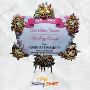 papan wedding jombang Bintang Florist Jombang