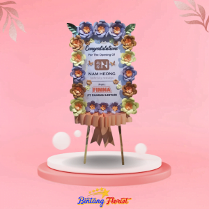 papan kertas Bintang Florist Jombang