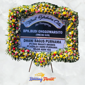 papan bunga duka cita Bintang Florist Jombang