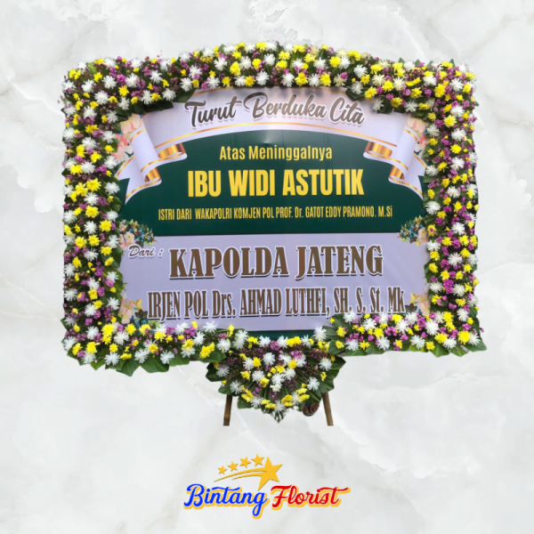 papan bunga duka cita Bintang Florist Jombang