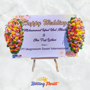 Bunga Papan Wedding Bintang Florist Jombang