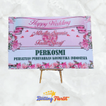 papan bunga wedding Bintang Florist Jombang