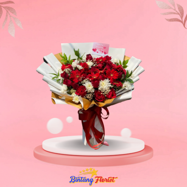 Hand Buket Bunga Bintang Florist Jombang