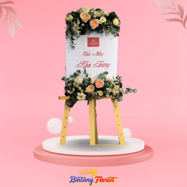 papan bunga indoor bintang florist jombang