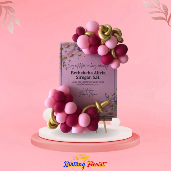 Bunga Papan Balon Bintang Florist Jombang