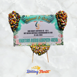 Papan ucapan sukses Bintang Florist Jombang