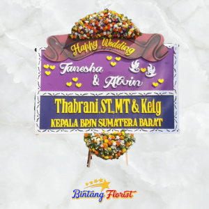 Bunga Papan Wedding Bintang Florist Jombang