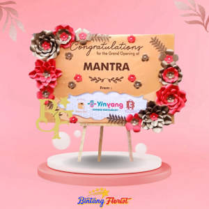 papan bunga kertas