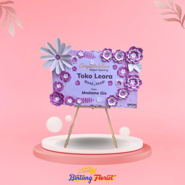 Papan Bunga Kertas Bintang Florist Jombang