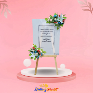 papan bunga akrilik Bintang Florist Jombang