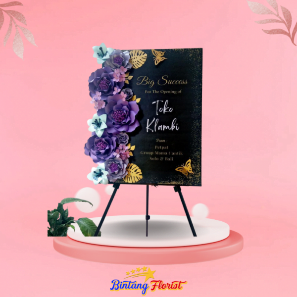 Papan Bunga Kertas Bintang Florist Jombang