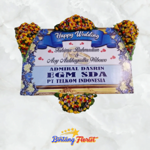 Bunga Papan Wedding Bintang Florist Jombang