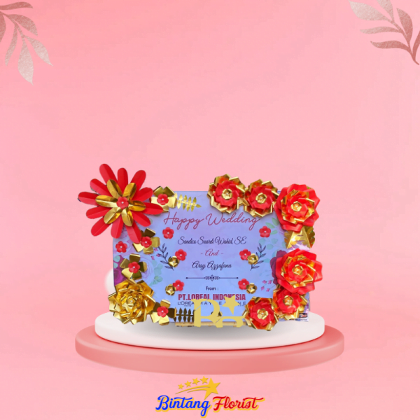 Papan Bunga Kertas Bintang Florist Jombang