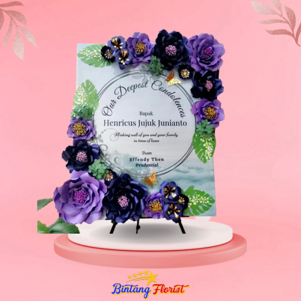 Papan Bunga Kertas Bintang Florist Jombang