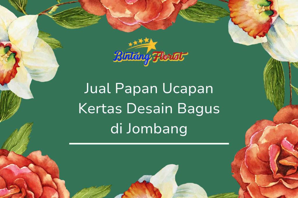 Jual Papan Ucapan Kertas Desain Bagus Jombang