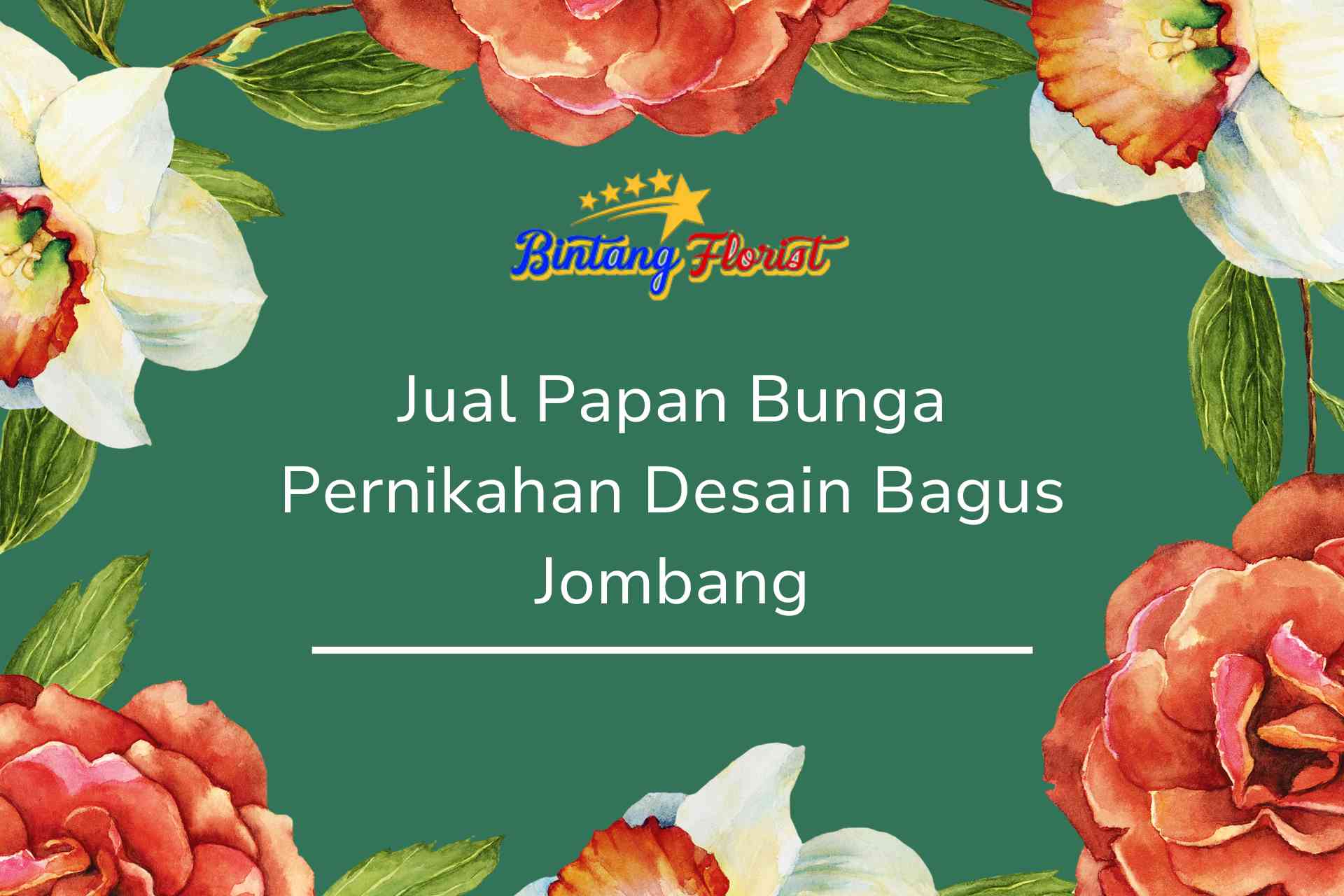 Jual Papan Bunga Pernikahan Desain Bagus Jombang