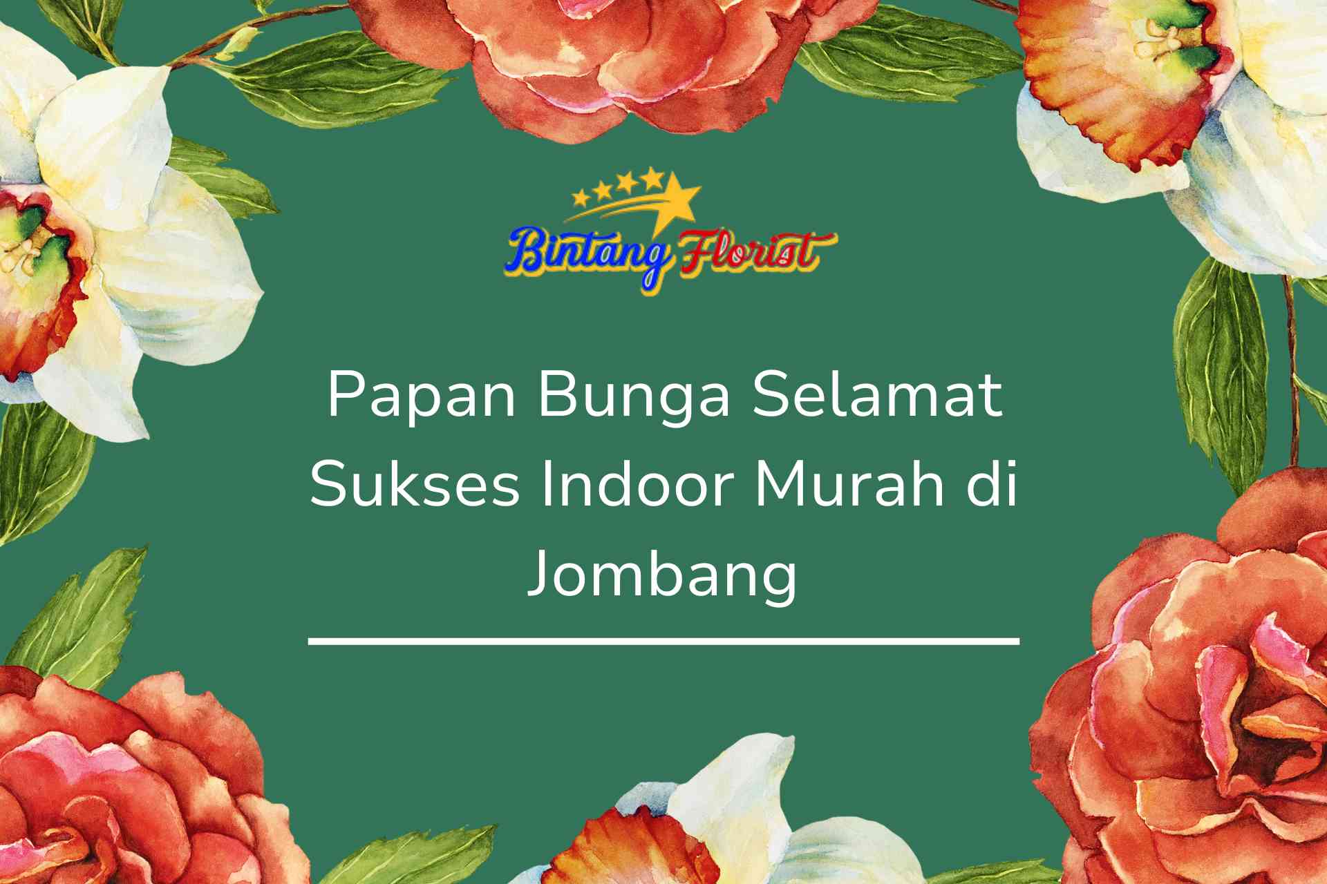 Papan Bunga Selamat Sukses Indoor Murah di Jombang