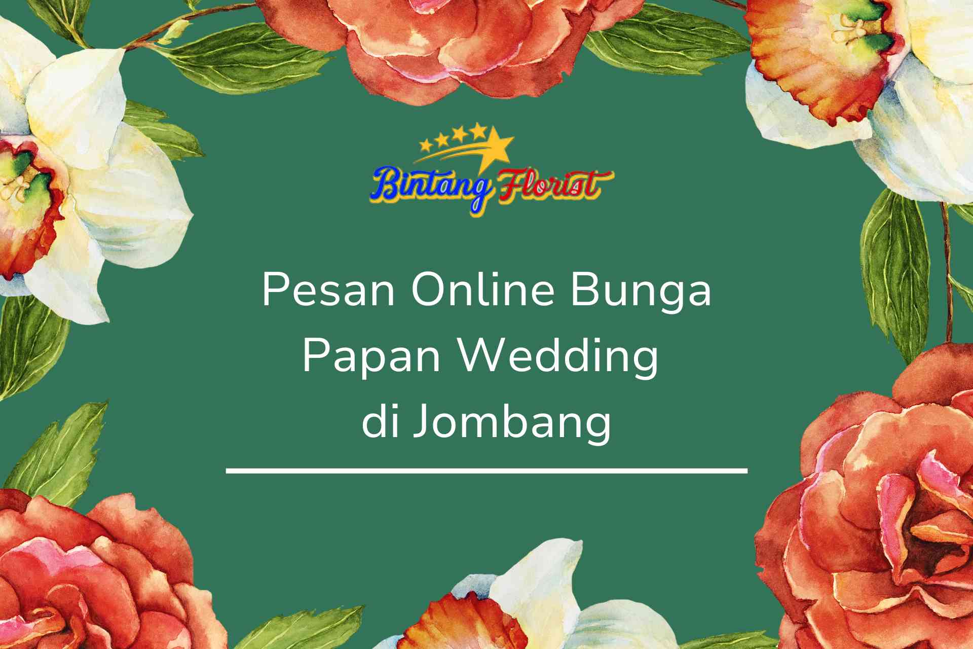 Pesan Online Bunga Papan Wedding Jombang