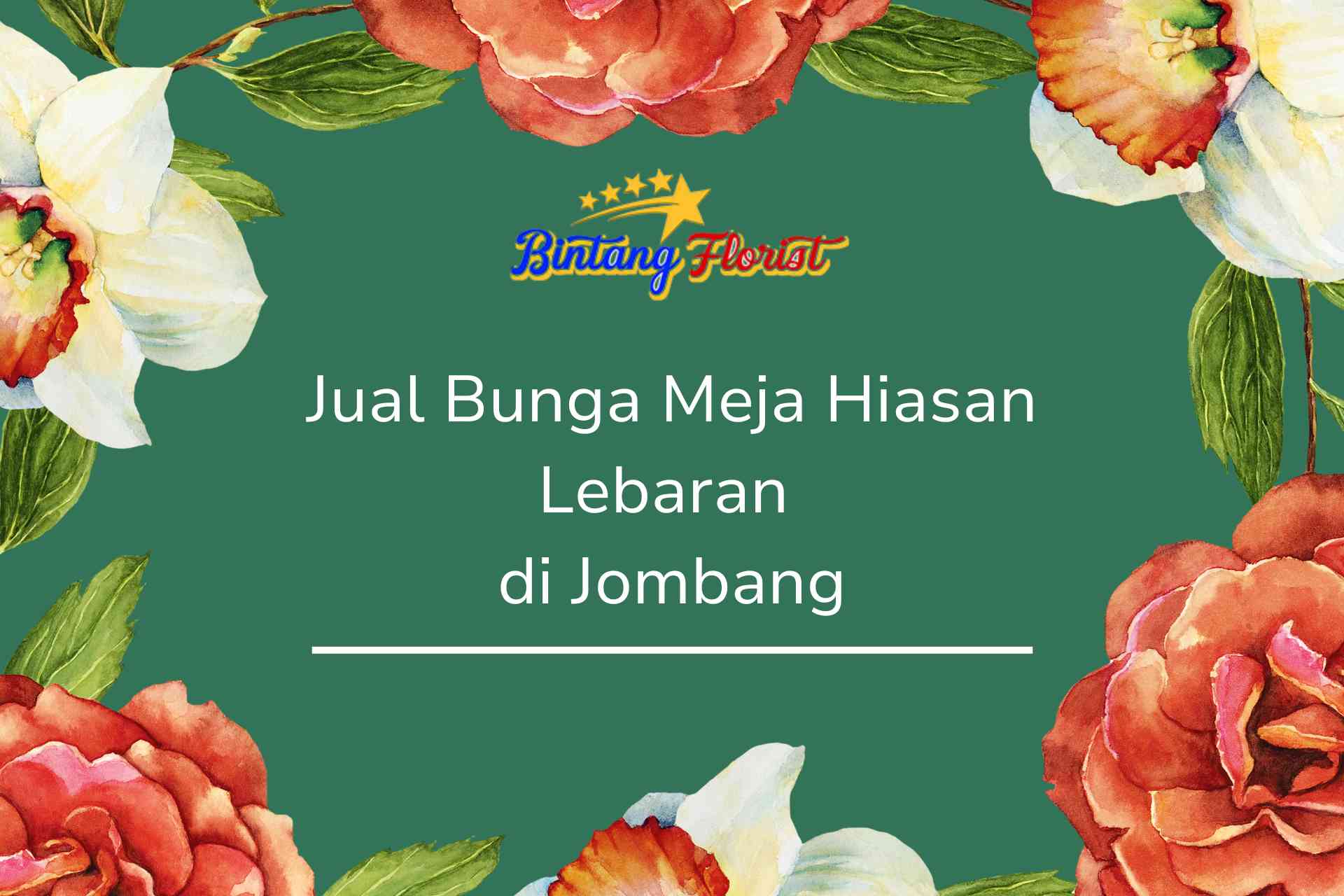Jual Bunga Meja Hiasan Lebaran Jombang