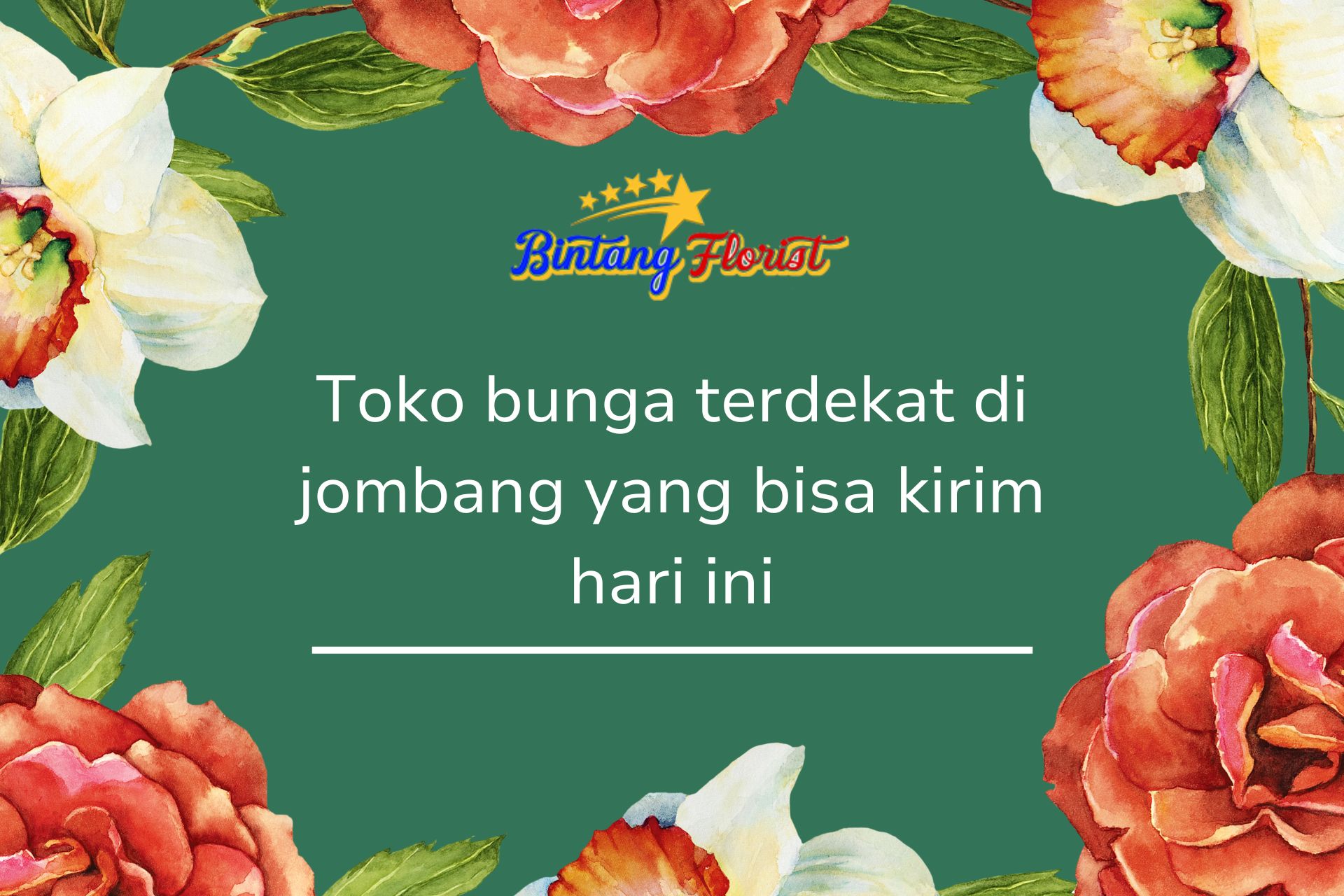 Toko bunga terdekat di jombang yang bisa kirim hari ini