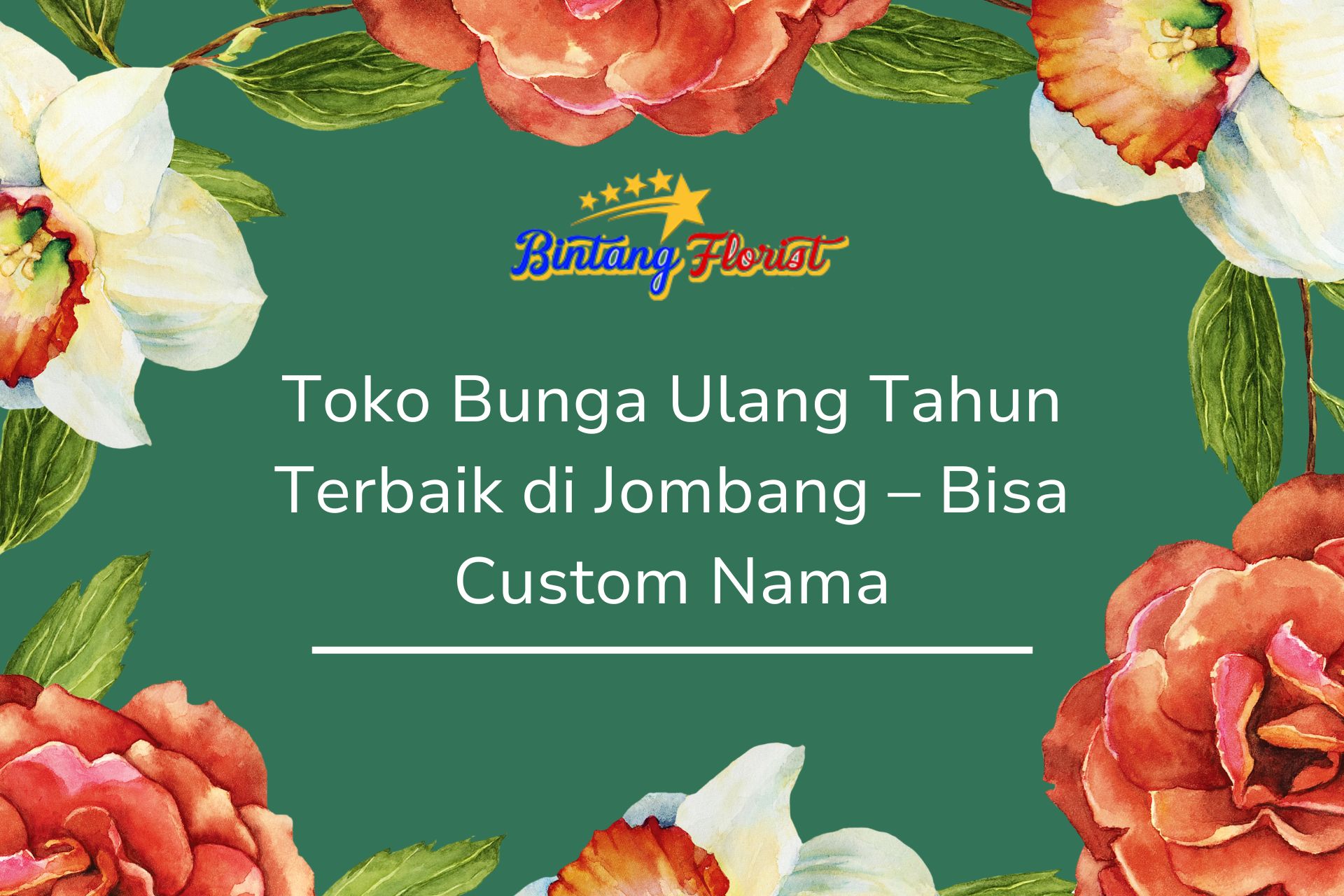 Toko Bunga Ulang Tahun Terbaik di Jombang – Bisa Custom Nama